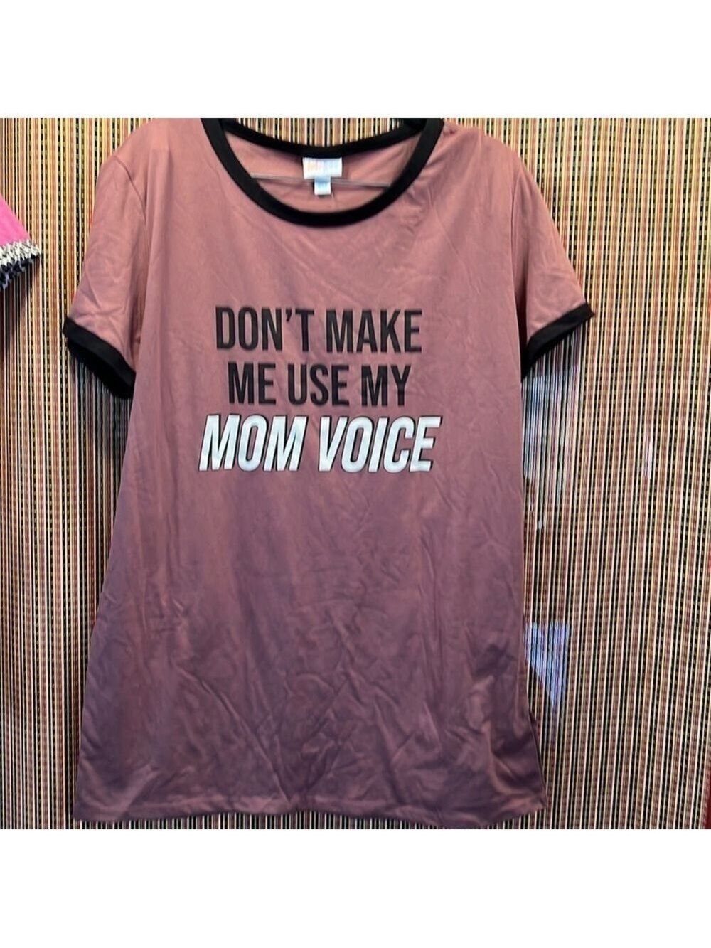 LALAROE Simply Comfortable Tee Shirt, SZ XL, 60% Cotton, 40% Polyester
